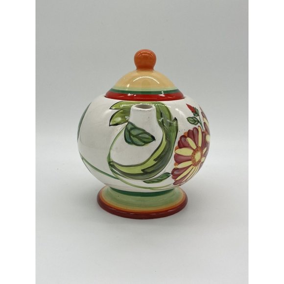 Young's Heartfelt Kitchen Creations Vintage Ceramic Teapot Sunflowers - Picture 6 of 10